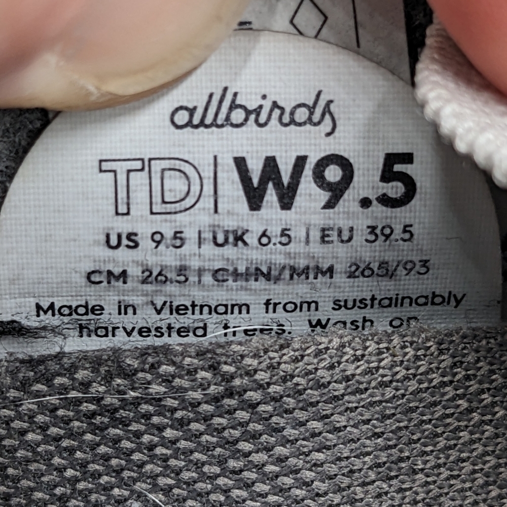 Allbirds Tree Dasher TD Sneaker Shoe 9.5 Women - Picture 8 of 8